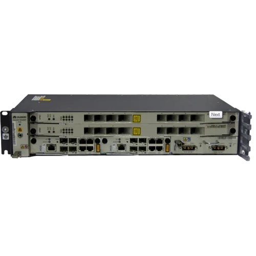 2RU шасси Huawei OLT GPON, 2 слота для установки интерфейсных модулей, 8 GPON портов, DC